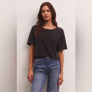 Z Supply Hazel Slub T-Shirt in Black
